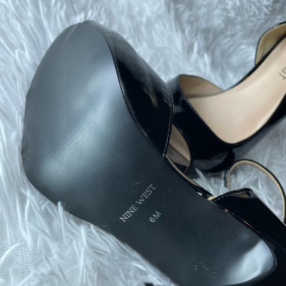 Nine West Open Toe Ankle Strap Heels | Size 6 - Picture 8 of 8